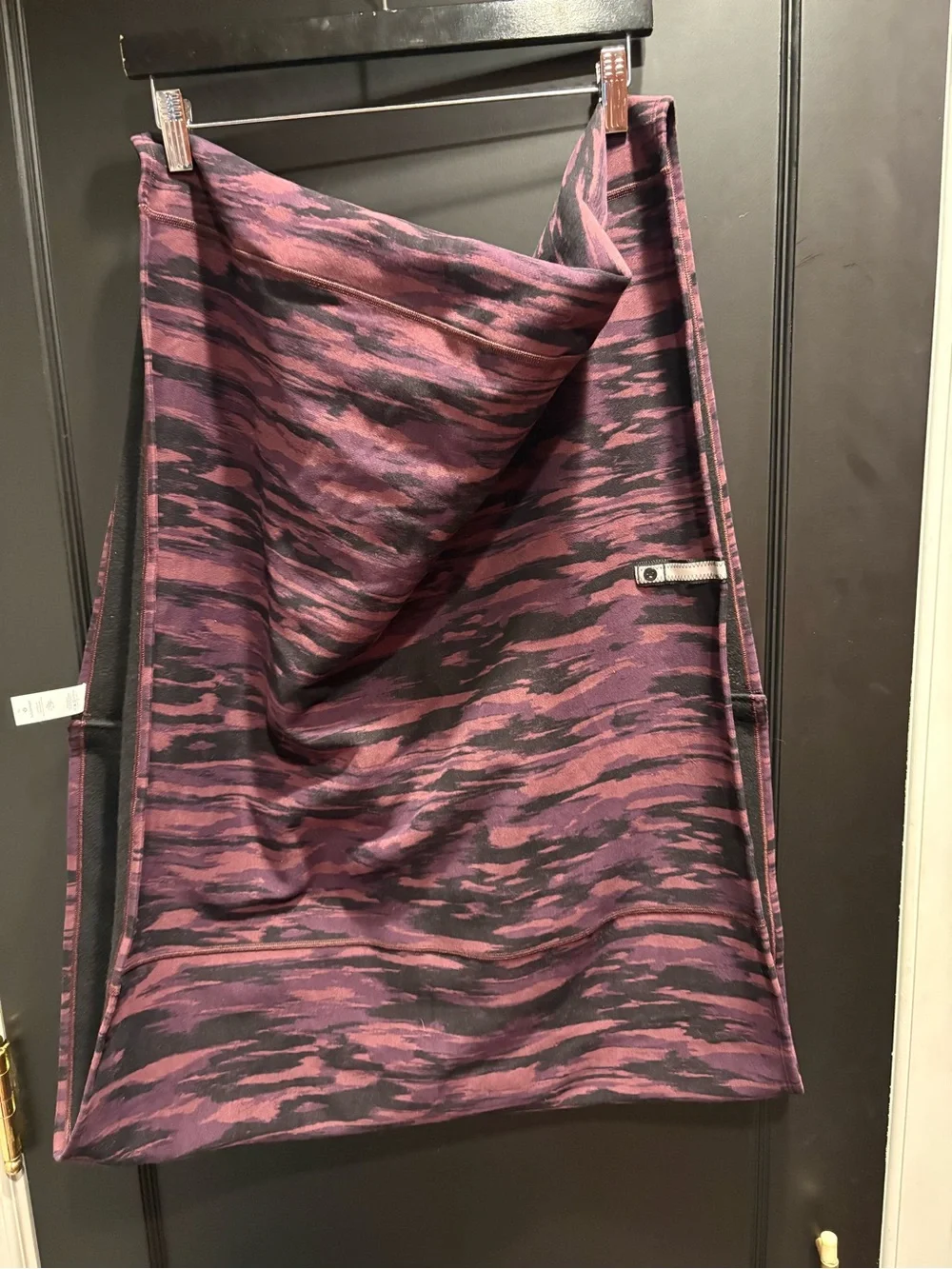 Purple & Black zebra vinyasa Lululemon  Infinity Scarf wrap fitness